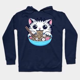 Noodles eated by Kawaii Cat Hoodie